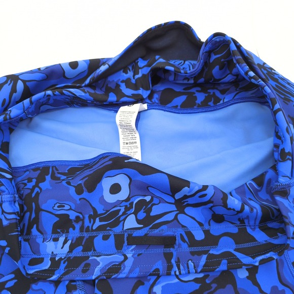 Lululemon Fast & Free High Rise Shorts 6" Blue Galactic Cobalt Sz 14 Athleisure - Picture 6 of 9